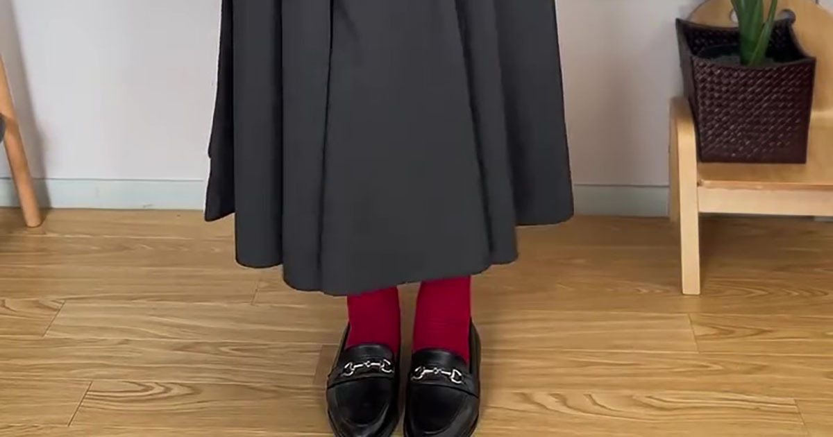 163センチ74キロ、42歳“ぽっちゃりママ”がGUで全身コーデを組んだら……　見事な着こなしに「痩せて見える」「真似したい」（1/3） | 女性 ねとらぼ