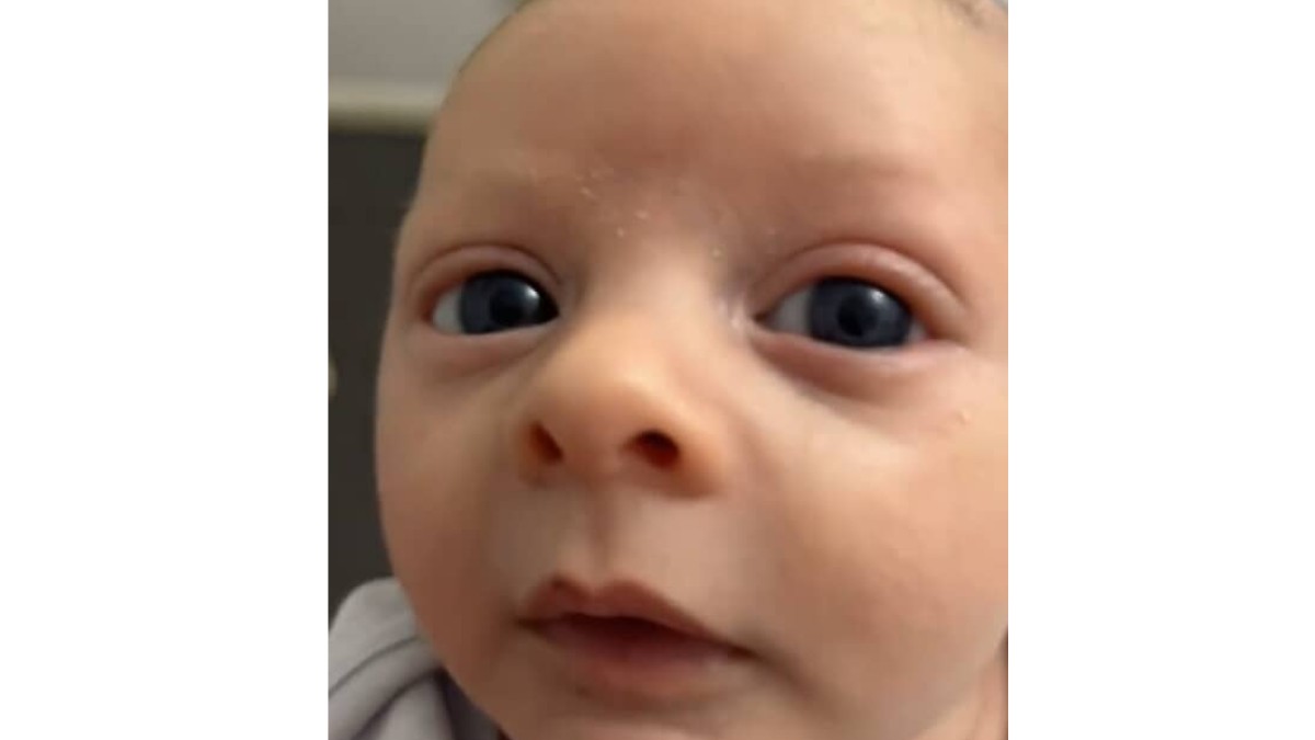 両親と違う“濃い青”の瞳で生まれた赤ちゃん、15カ月後……　“現在の色”に「うちの娘もそうだった！」「また変わるかも」【海外】（1/2） | 育児 ねとらぼ