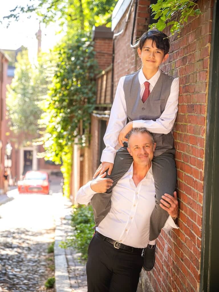 変わらず肩車できるのもすごい