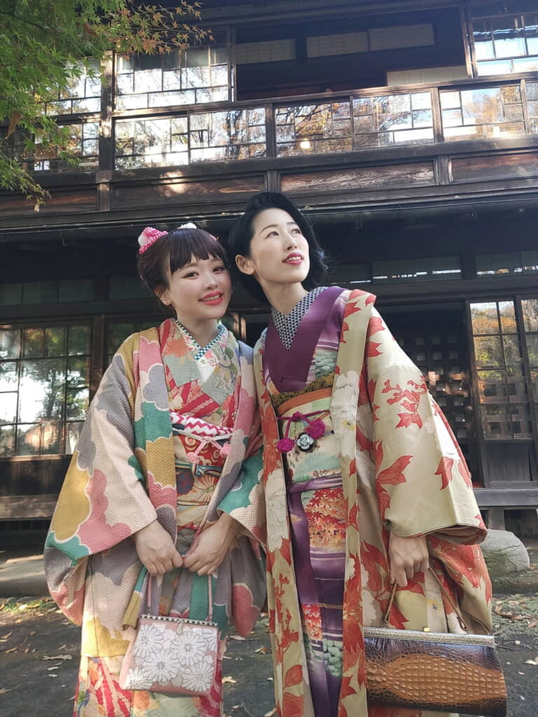 友人の織さんとリンクコーデ！