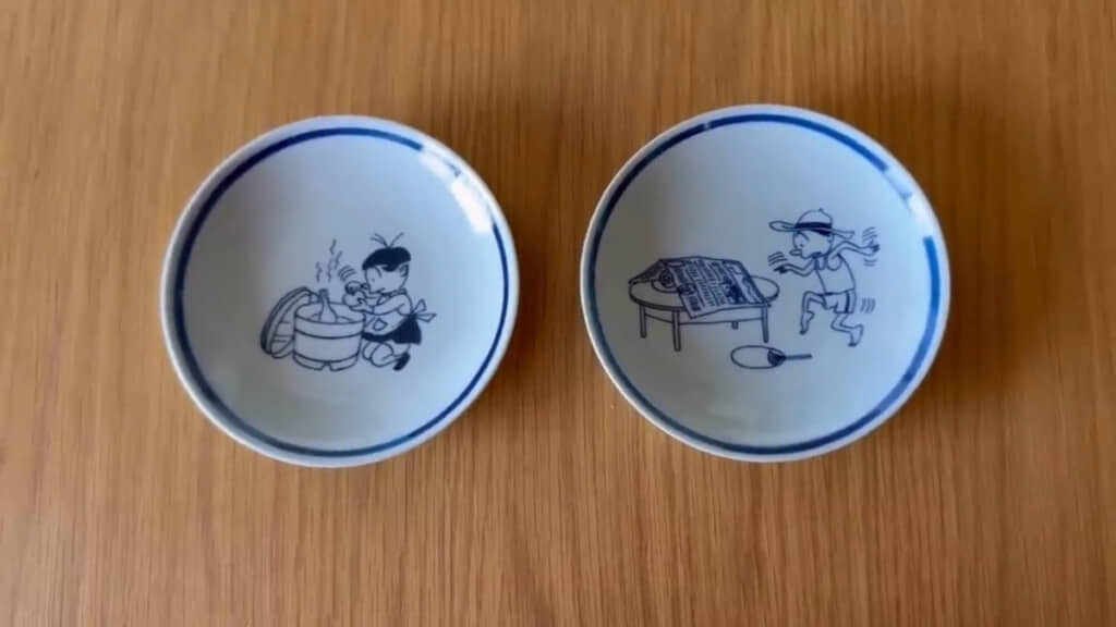 以前に購入した豆皿も気に入って2種類を追加で購入