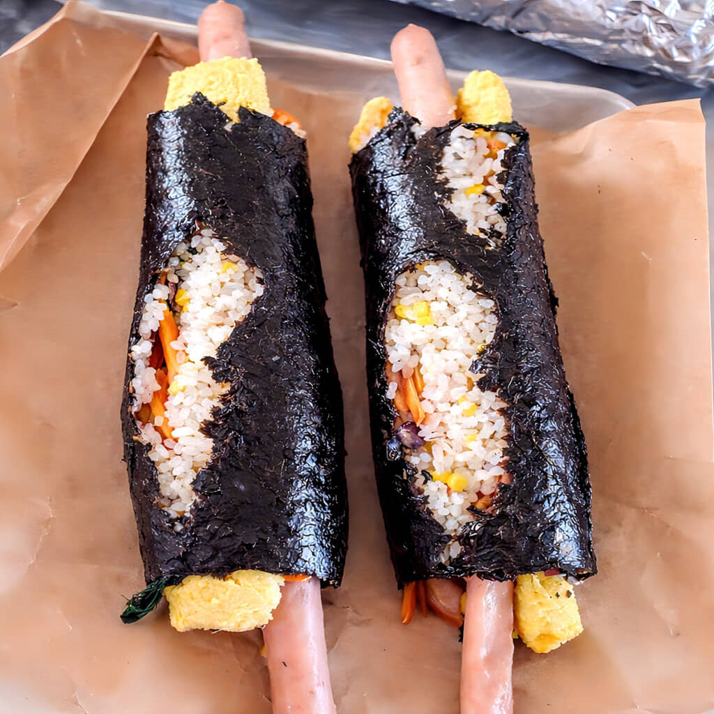 AIで生成した「破れたキンパ」のイメージ画像