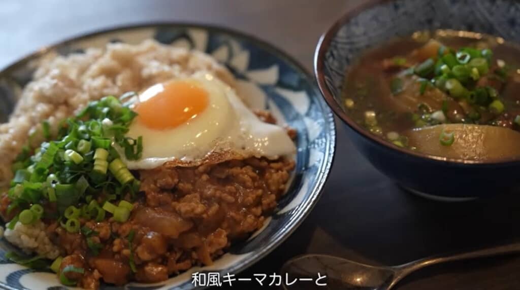 和風キーマカレーができました