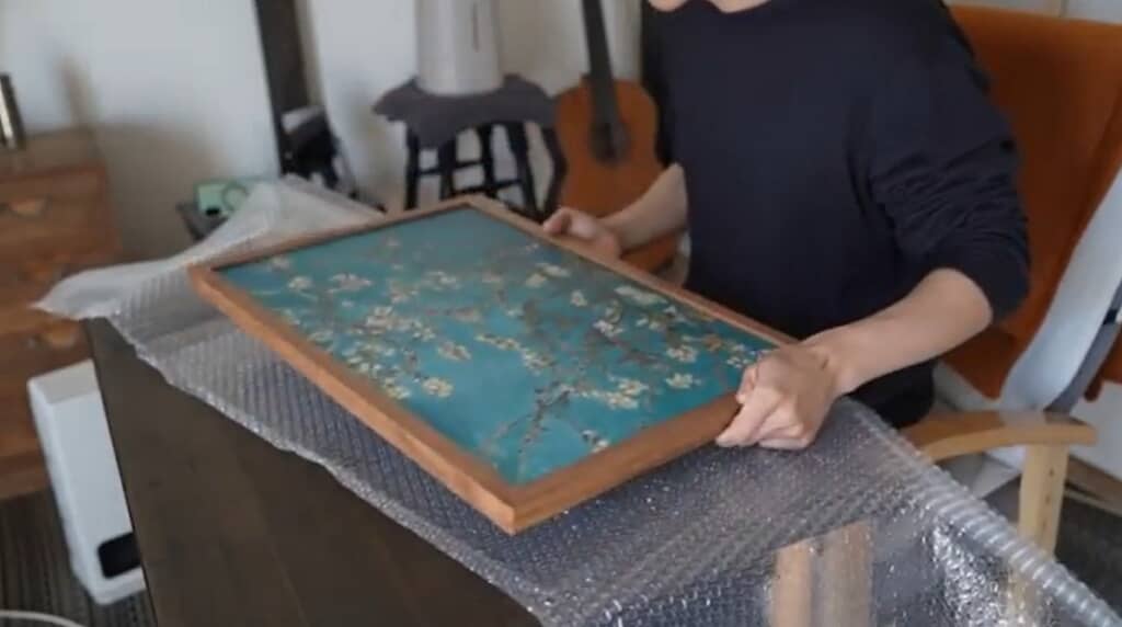 梱包を開きます