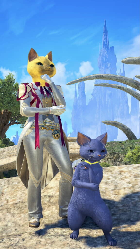 ルーン王子と同じポーズで