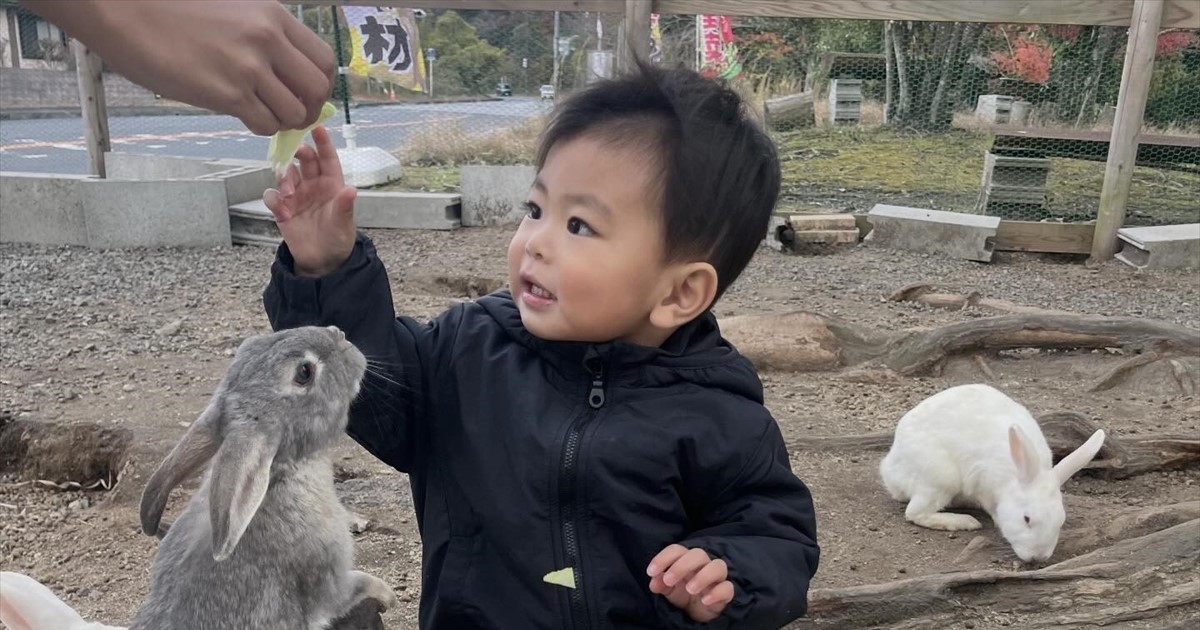 2歳息子と“ふれあい広場”へ→ふと気付くと……「う、うらやましい！」　目を疑う光景へ「泣かないのすごい」「大物になりますね」（1/3） | 育児 ねとらぼ
