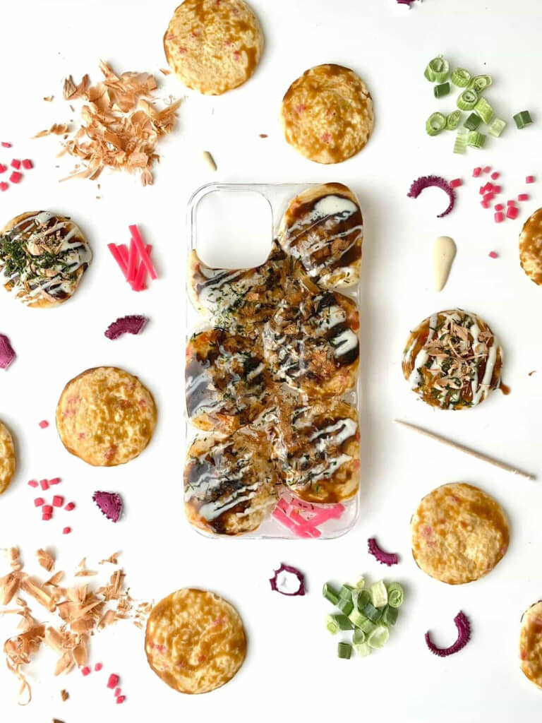 シズル感たっぷりのたこ焼き