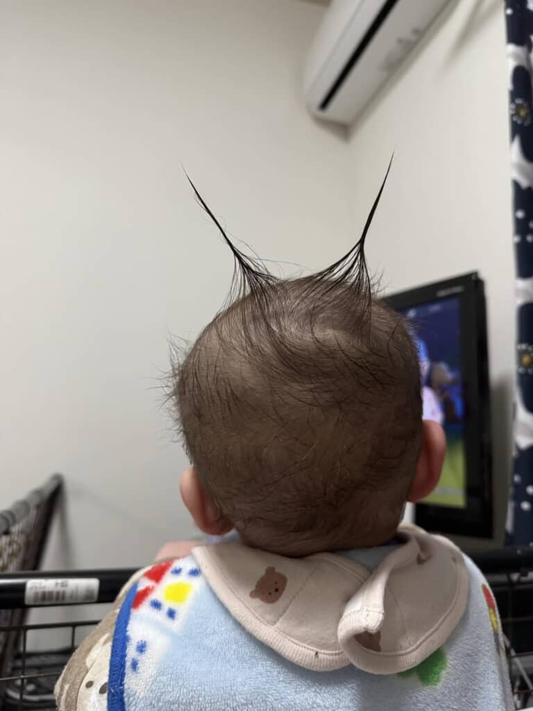 お風呂上がりに夫が子どもを着替えさせてくれた結果