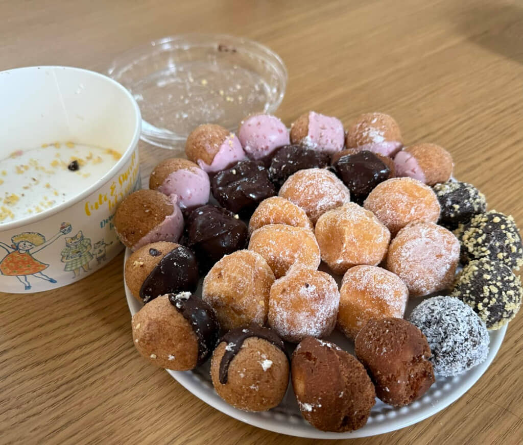 ドーナツがいっぱい！