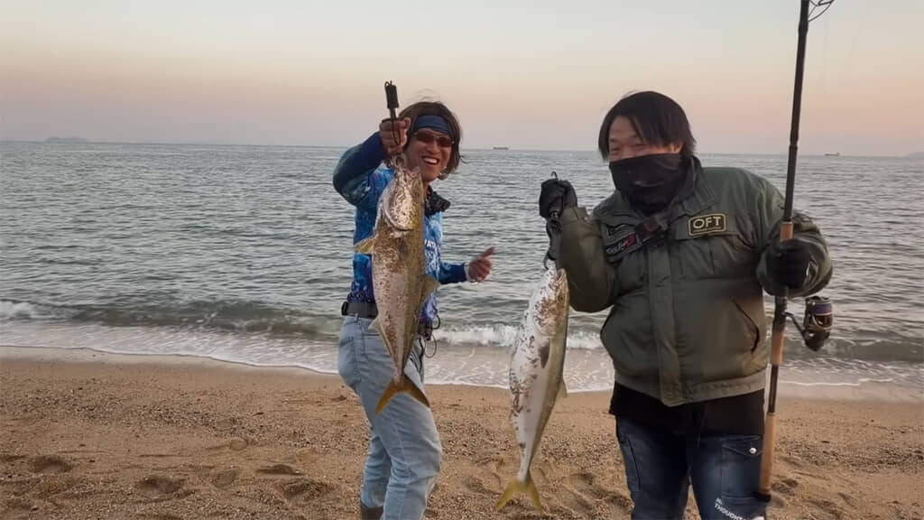 2人ともいい笑顔です