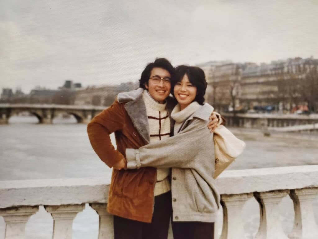 若いころの父＆母