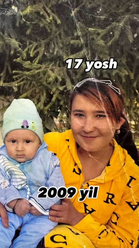 2009年当時の親子