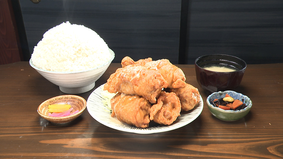 爆あげ5個＋ご飯特盛（画像提供：中京テレビ）