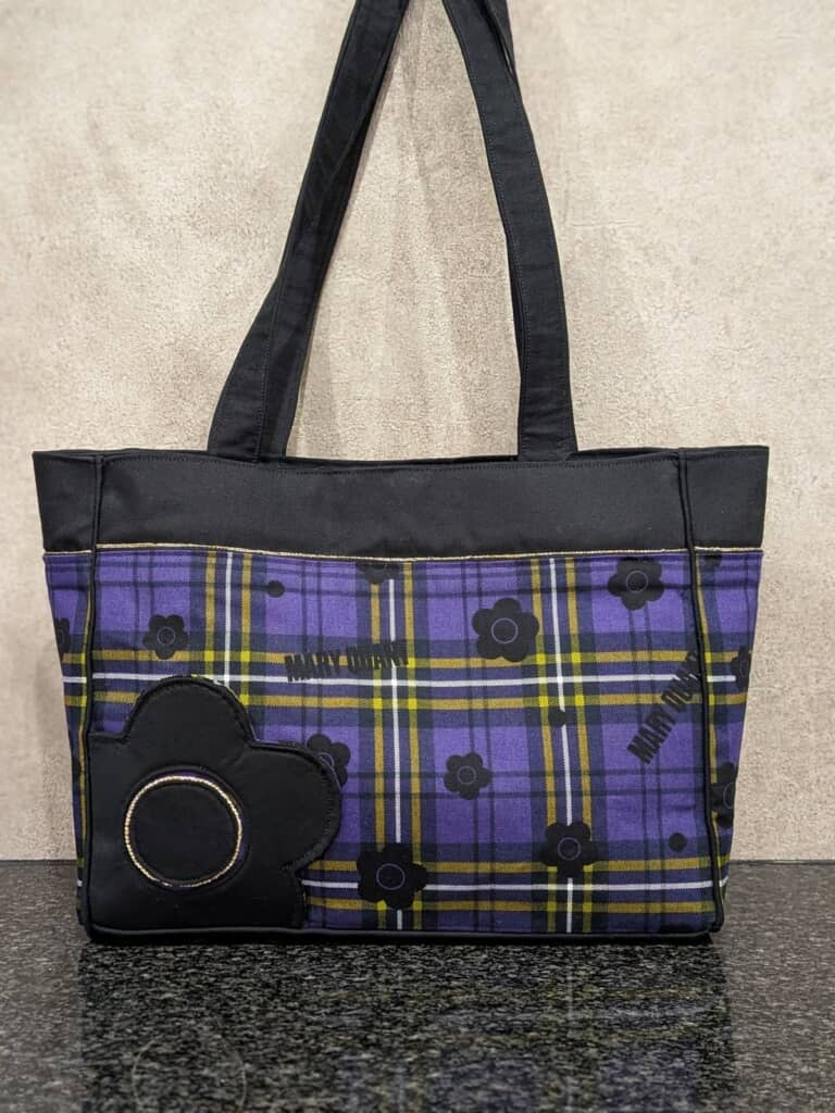 完成したトートバッグ