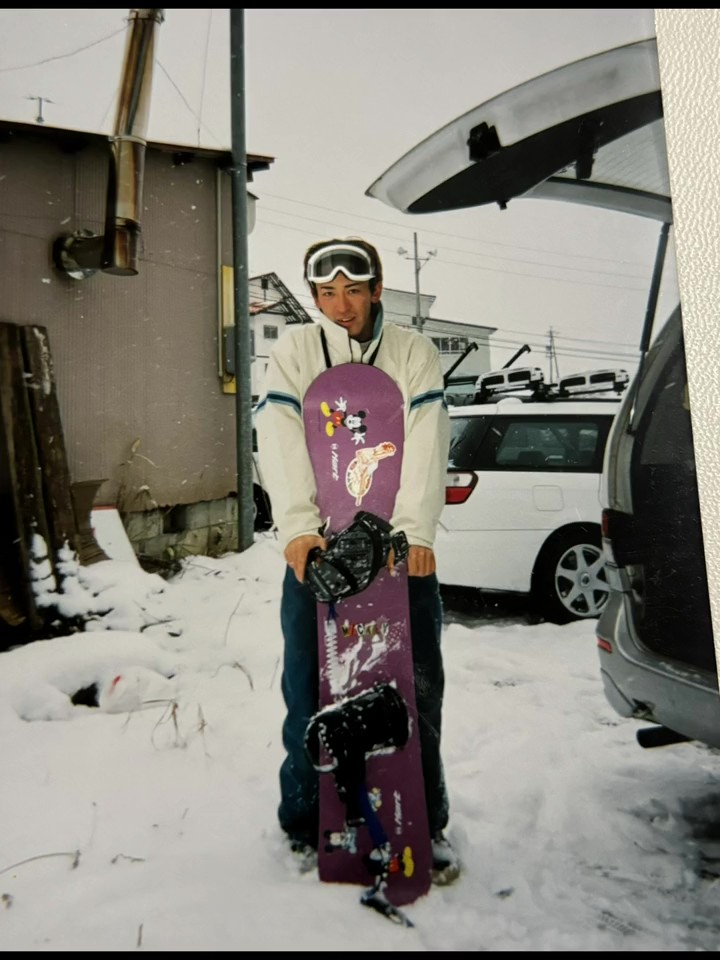 冬はスノーボードへ