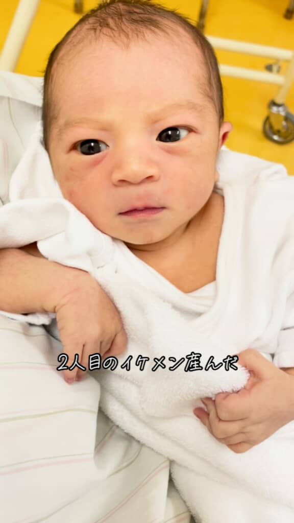 生後2日目のヤスナリくん