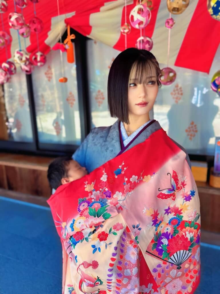 23歳妻の着物姿