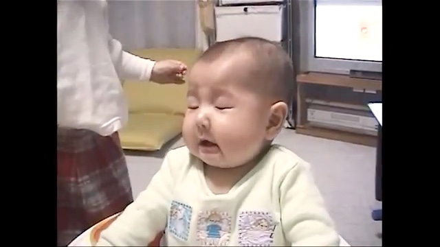 たまらない表情