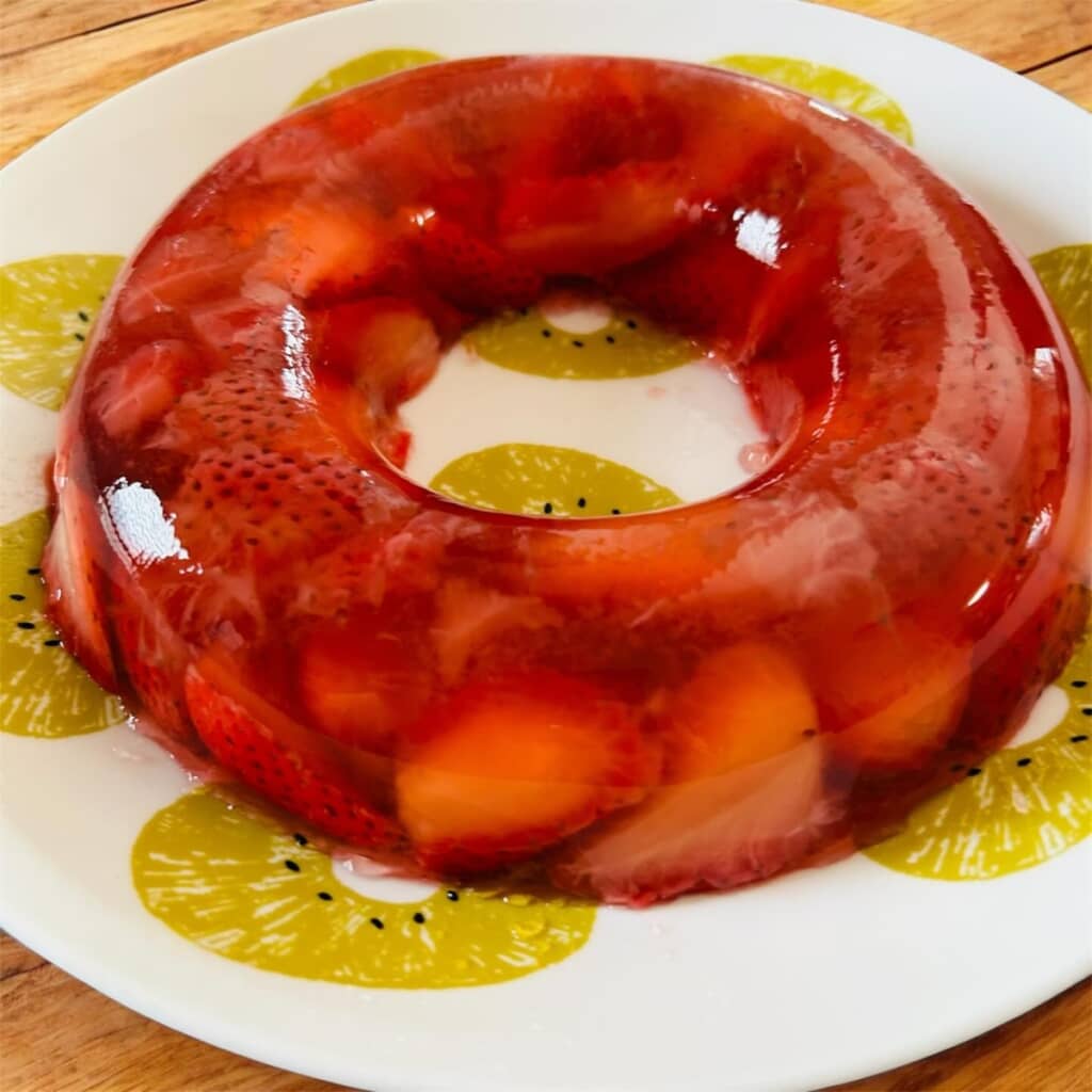 いちごゼリーに大変身