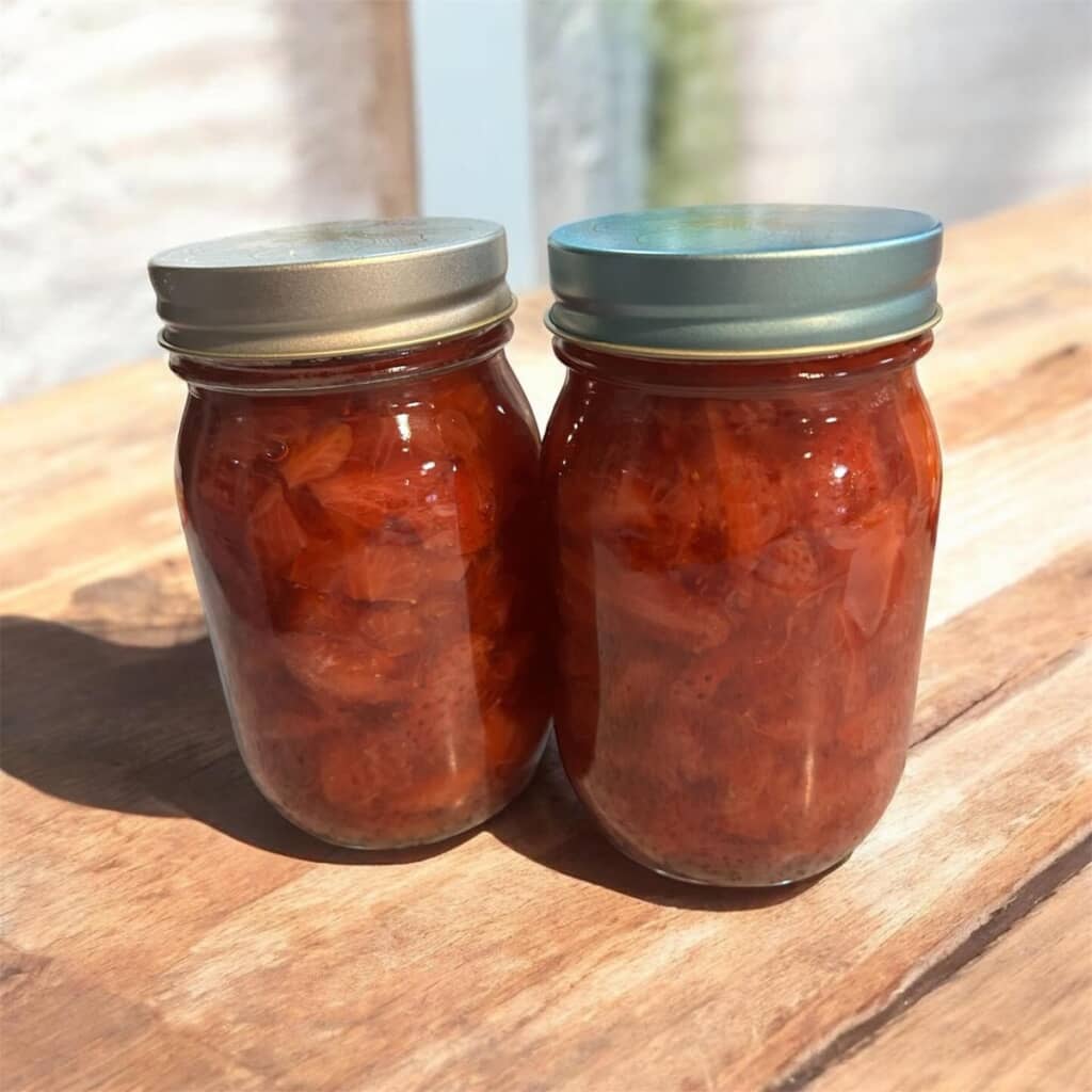 いちごジャムも作りました