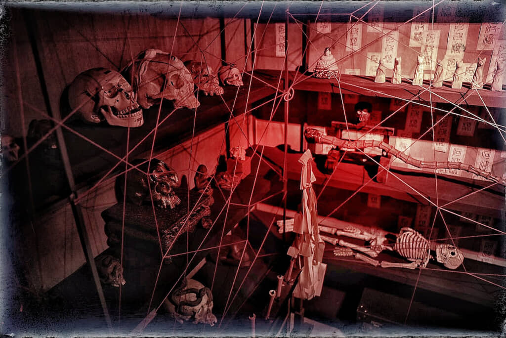 圧巻の呪物コレクション