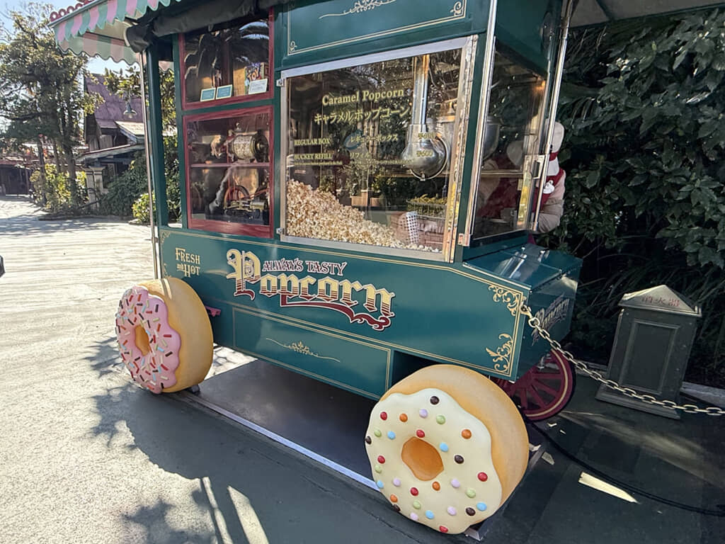 いつの間にか車輪がドーナツになってる！