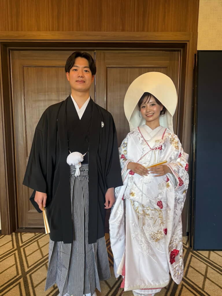 新郎と妹さん