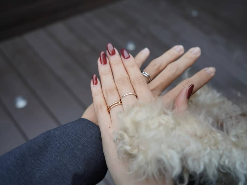 葛西潤と妻の夫婦ショット