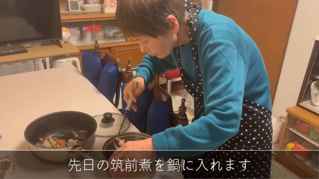 83歳のおばあちゃんが2人暮らしの孫に作る晩ご飯