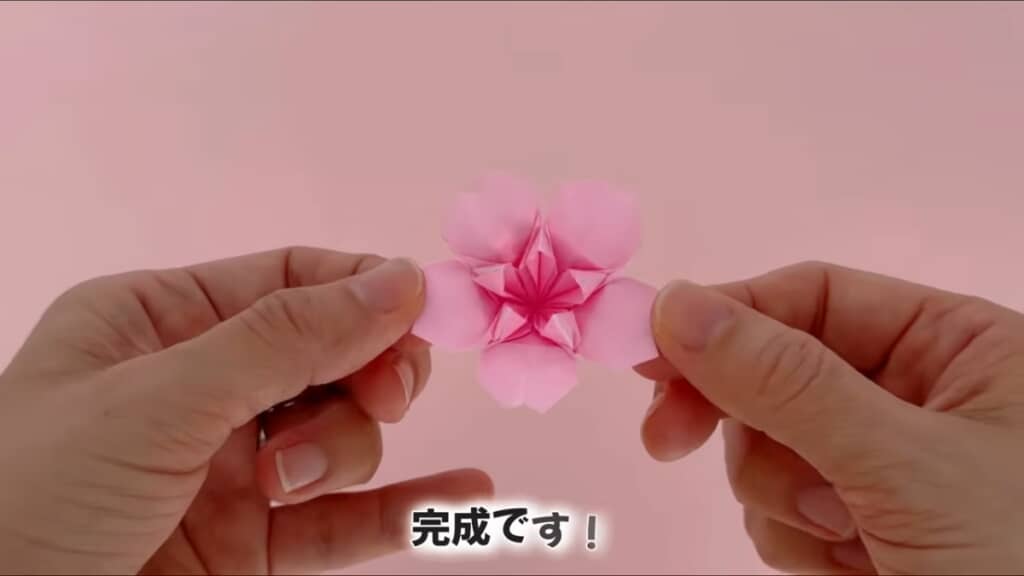 美しい桜の花が完成！