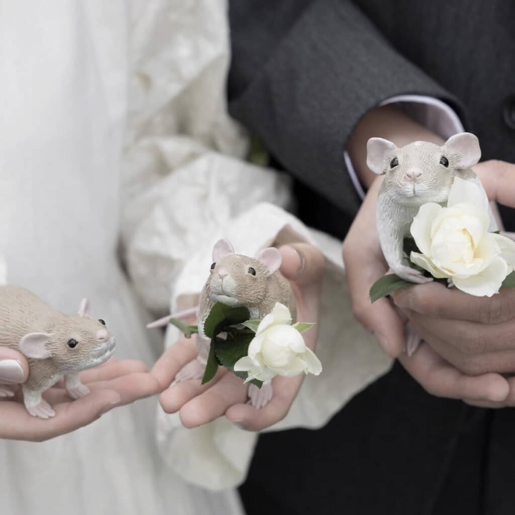 ファンシーラットたちも駆けつけてくれました