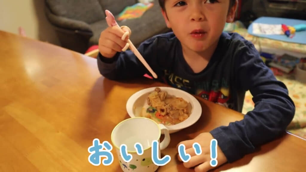 一緒に作ったロールキャベツもお口に合った様子でした