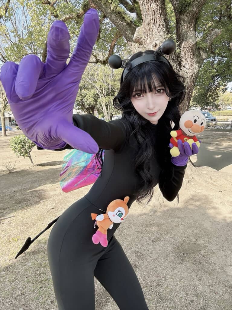 擬人化したばいきんまんのコスプレ