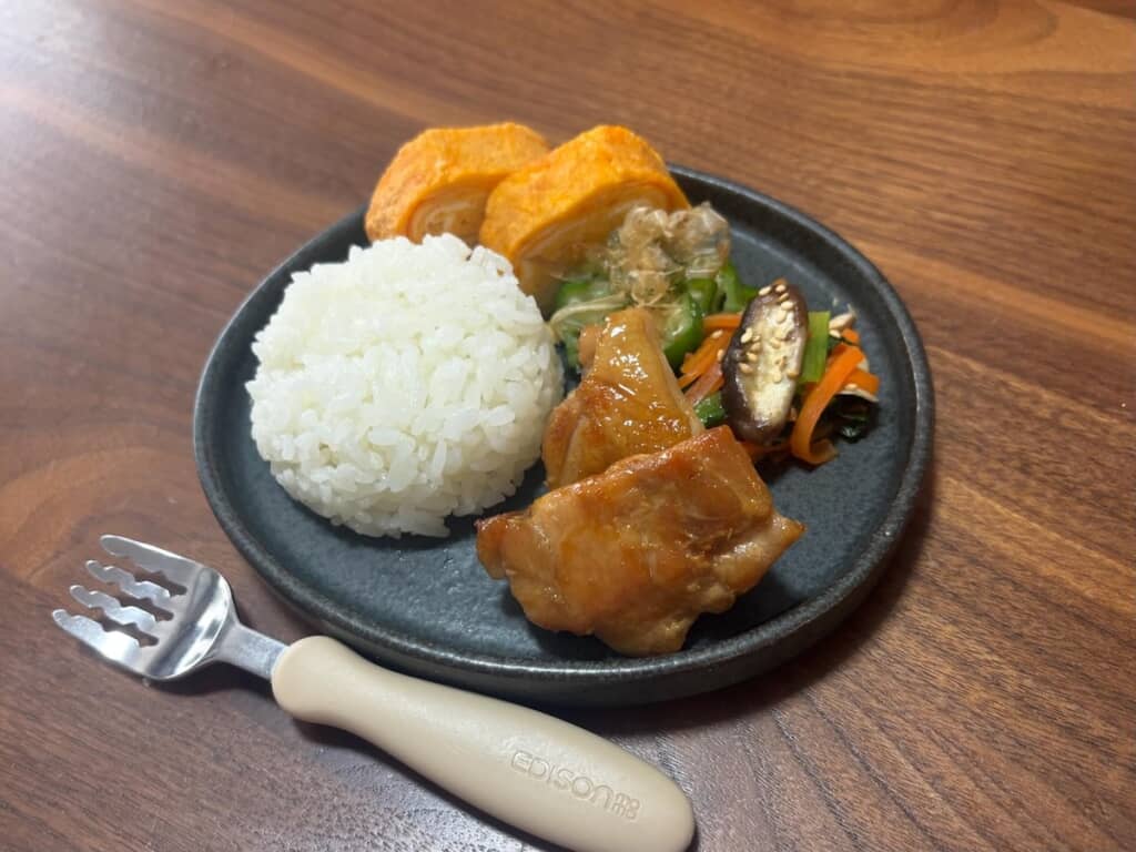 栄養バランスも彩りも優れた一皿