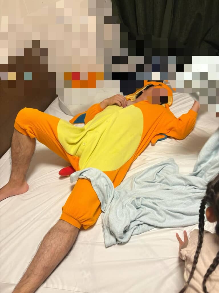 リザードンの服はパパのおさがりに!?