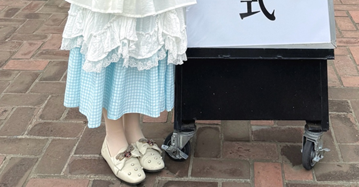 美術大学の卒業式、学生が着こなしたドレスは……「うっわー!!」 目が釘付けになる姿に「矢沢あいのご近所物語」「過去一かわいい」(1/3) | 女性 ねとらぼ