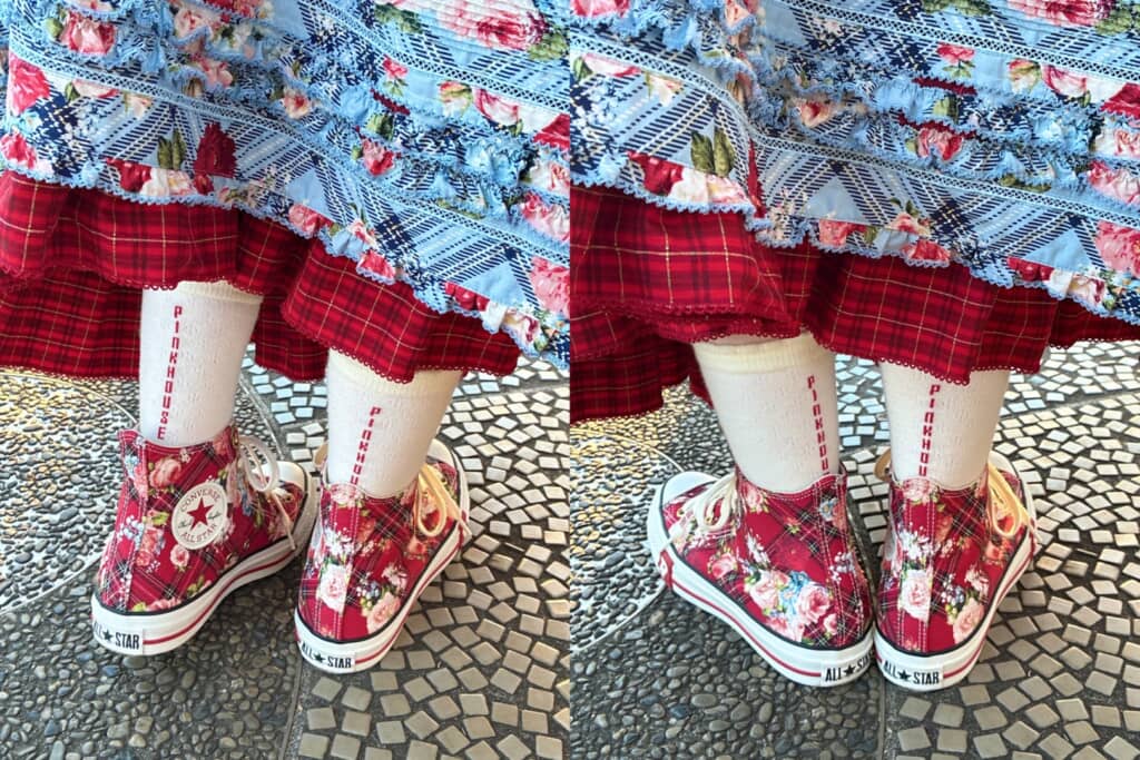 バックデザインもかわいい