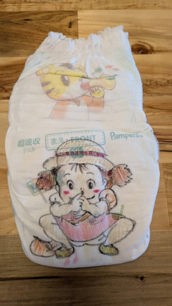 オムツにメイちゃんが！