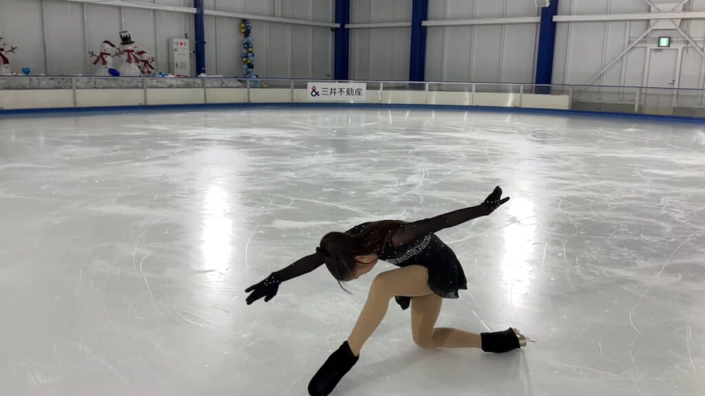 最後のポーズも忠実に再現