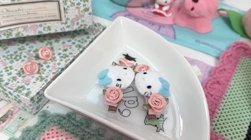 ヘアクリップを作ります