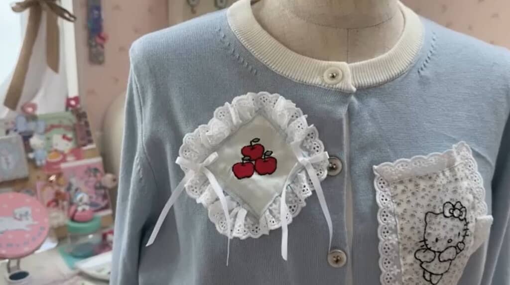 ワッペンをつけていきます