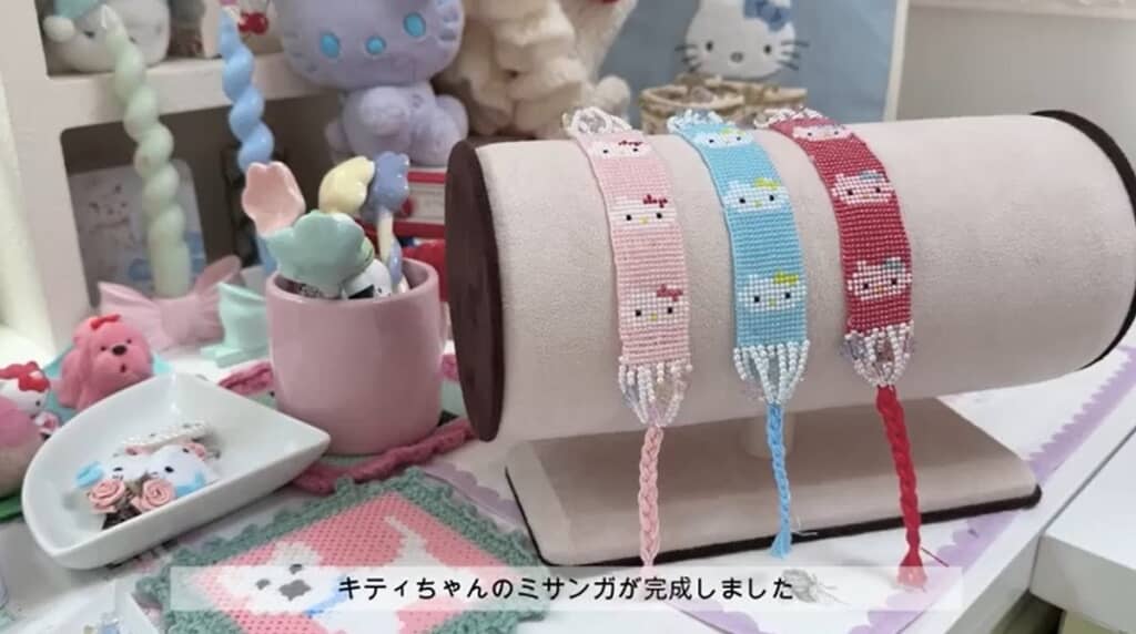 ミサンガも完成しました