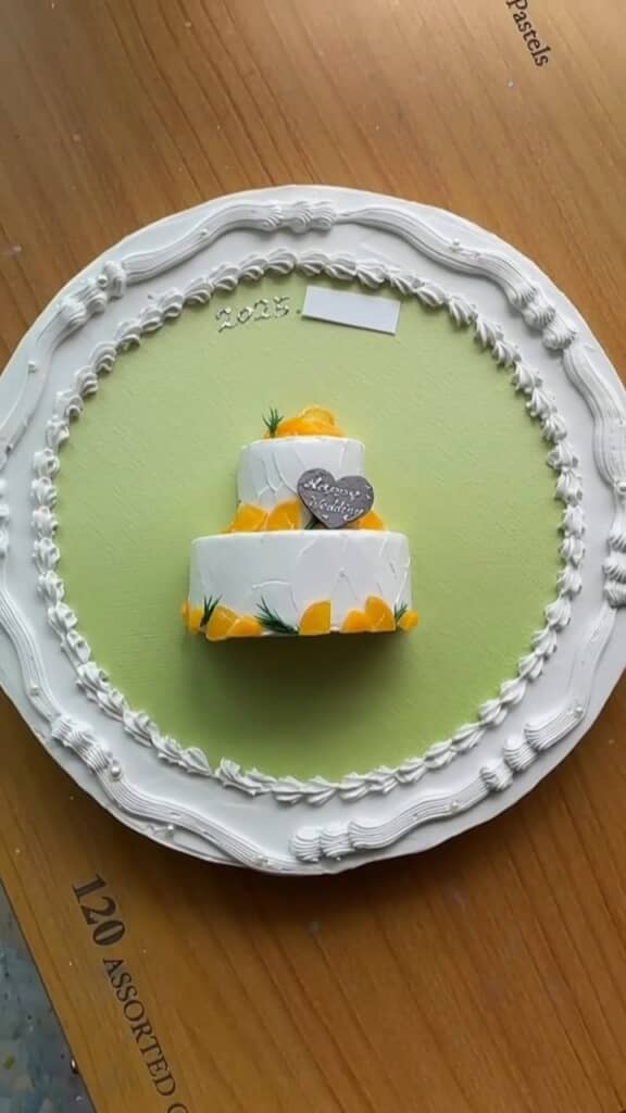 思い出のウェディングケーキがアート作品に！