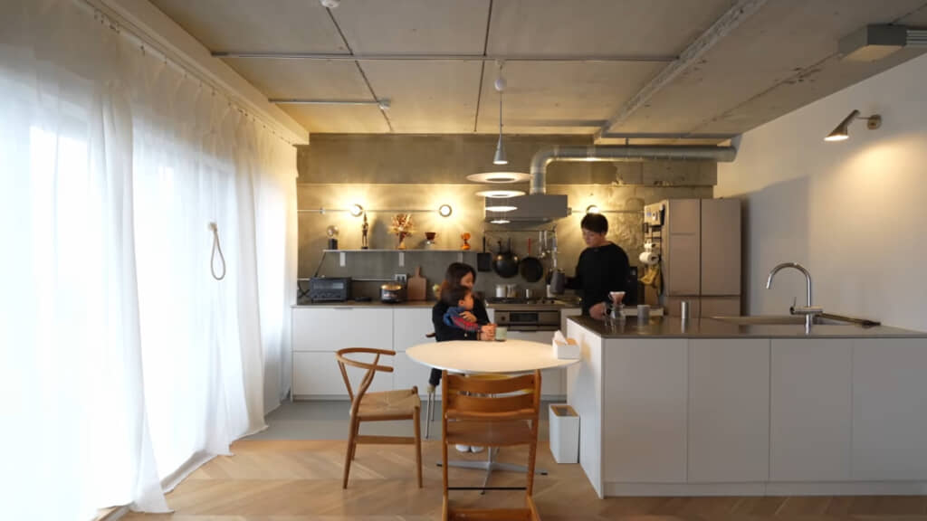 余白のある北欧モダンの家にリノベーション