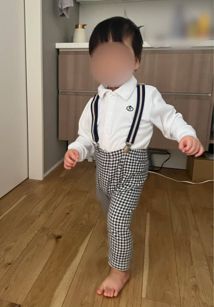 サスペンダーがあると違いますね！