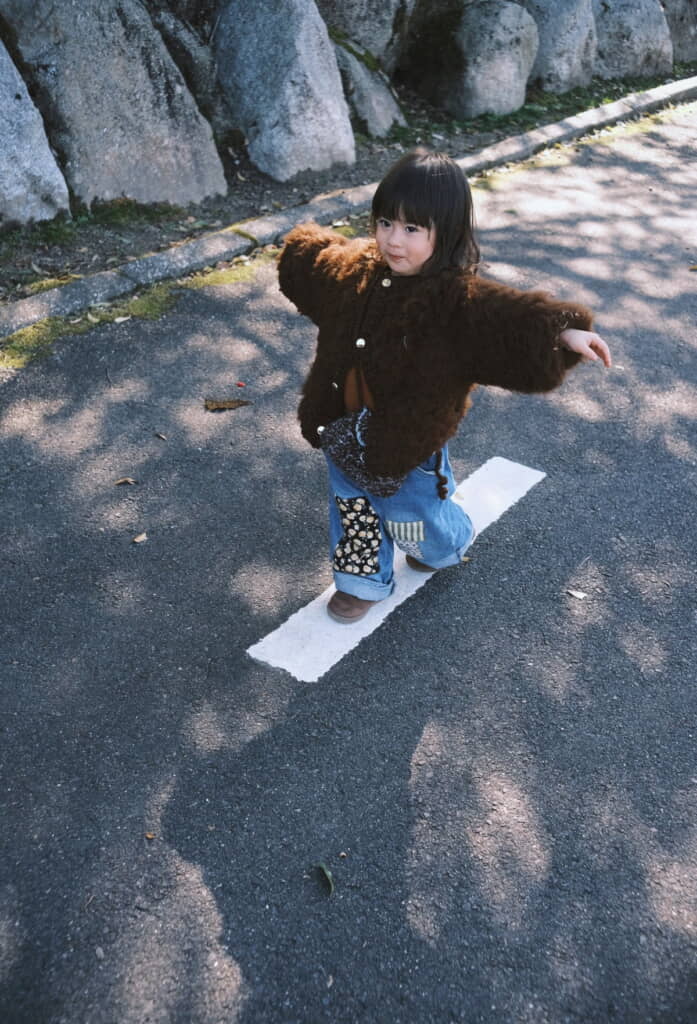 ボトムスとのコーデも完璧! かわいい!