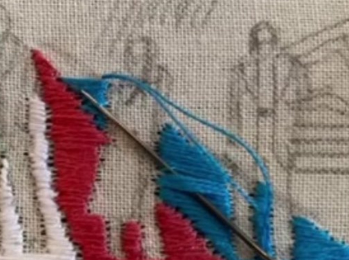 刺しゅう作家が人気バンドの“超有名曲”を再現したら……　とんでもない完成形に「うおおおお！」「サビが聞こえてきそう」（1/3） | ハンドメイド ねとらぼ