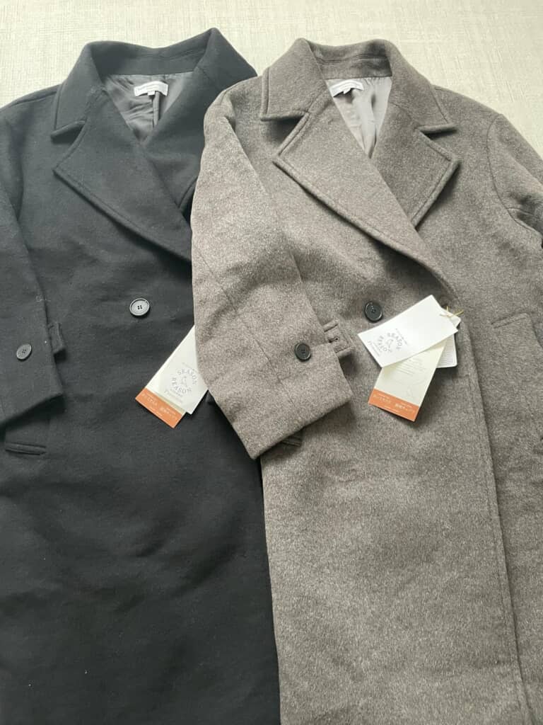 1万円引きだったのはカシミヤ入りコート！