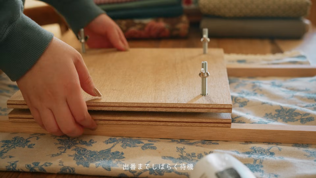 自作の製本プレス機