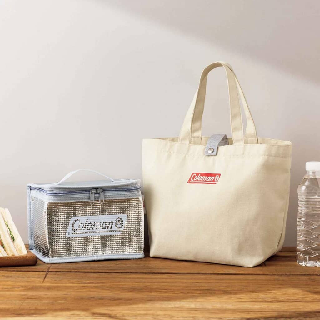 「コールマン」トートバッグ＆ボックス型アルミバッグ